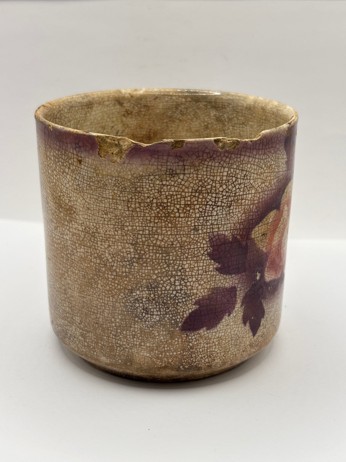 Old super stained & crazed chippy mug