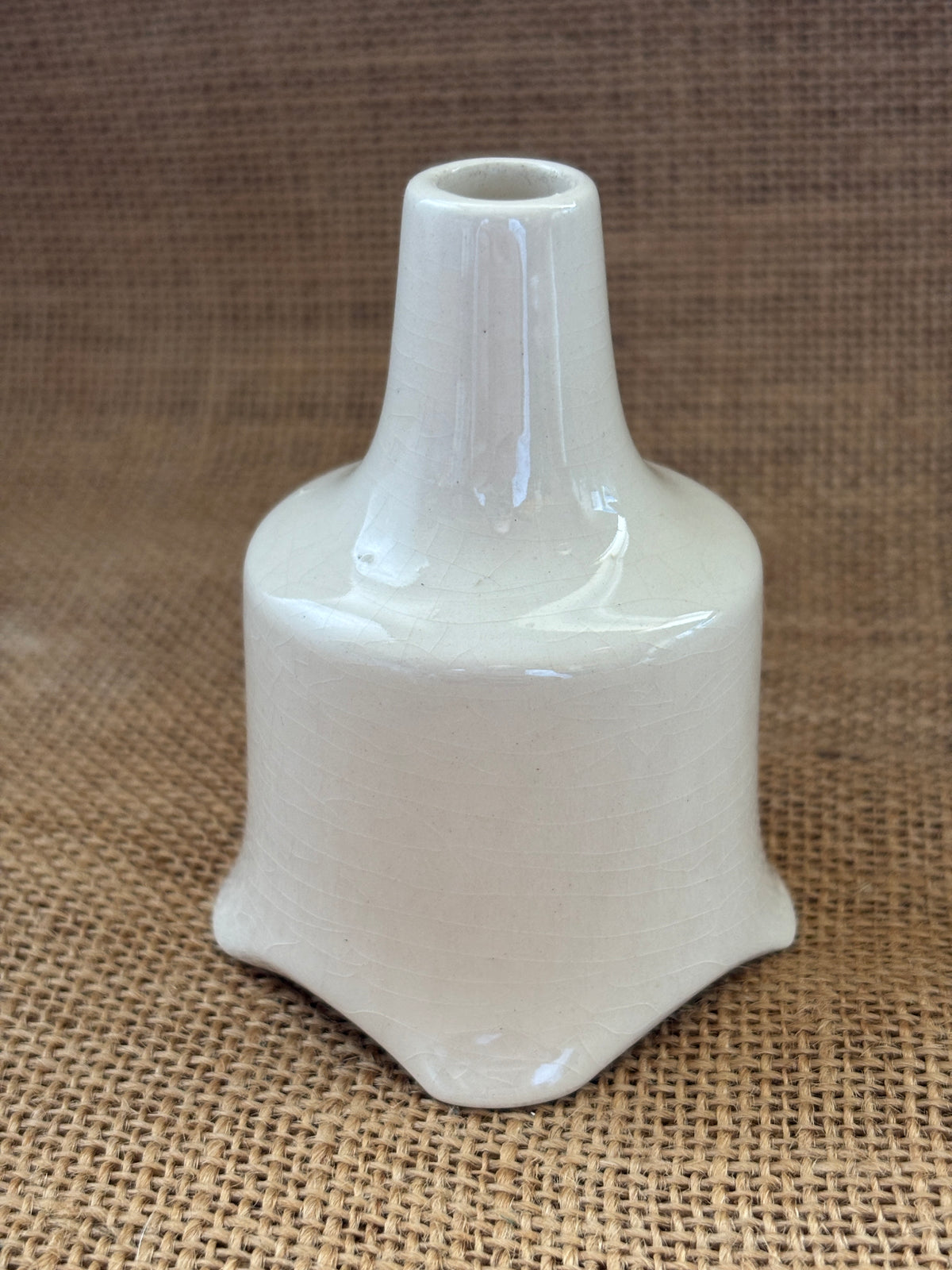 Old stoneware pie funnel (a)